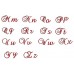 Brock Monogram Machine Embroidery Font Satin Upper and Lower Case Instant Download-1 2 3 inch