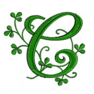 Fancy Leaf Upper Case Machine Embroidery Font Fancy Leaf Upper Case Machine Embroidery Font