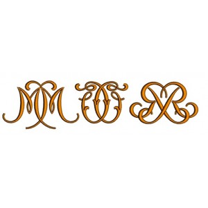 Mirror Satin Upper Case Machine Embroidery Font Mirror Satin Upper Case Machine Embroidery Font