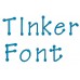 Tinker Embroidery Font Digitized Lower and Upper Case 1 2 3 inch -Instant Download