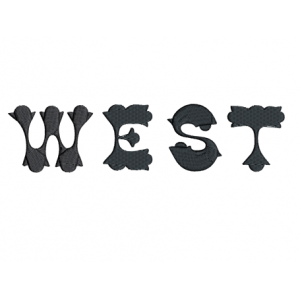 Western Machine Embroidery Font (Upper Case, Numbers 1-9)  Western Machine Embroidery Font (Upper Case, Numbers 1-9)